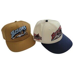2x Buffalo Bisons MiLB Reg Season & 25th All-Star Game 59Fifty Fitted Caps 7-1/4